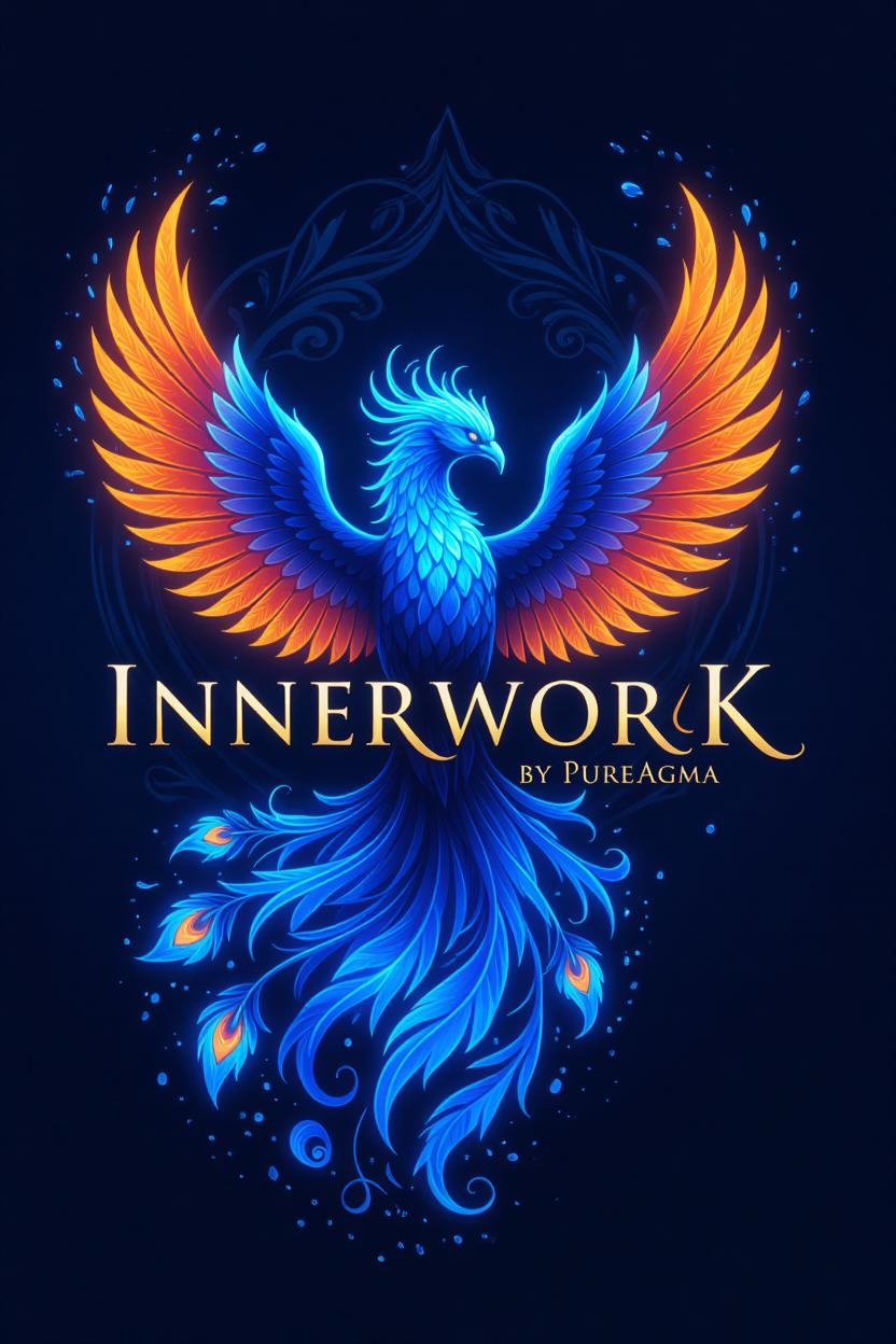 logo Innerwork Rising Phoenix of Innerwork ignitting the golden flame of transformation and inner mastery